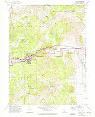 Portola California Historical topographic map, 1:24000 scale, 7.5 X 7.5 Minute, Year 1972