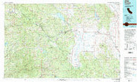 Portola California Historical topographic map, 1:100000 scale, 30 X 60 Minute, Year 1979
