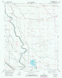 Poso Farm California Historical topographic map, 1:24000 scale, 7.5 X 7.5 Minute, Year 1962