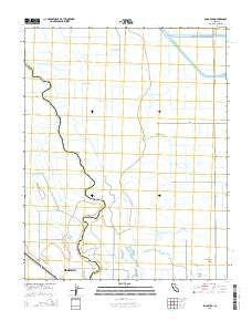 Poso Farm California Current topographic map, 1:24000 scale, 7.5 X 7.5 Minute, Year 2015