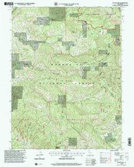 Potato Hill California Historical topographic map, 1:24000 scale, 7.5 X 7.5 Minute, Year 1996