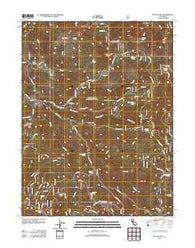Potato Hill California Historical topographic map, 1:24000 scale, 7.5 X 7.5 Minute, Year 2012