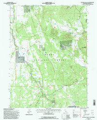 Pothole Valley California Historical topographic map, 1:24000 scale, 7.5 X 7.5 Minute, Year 1993