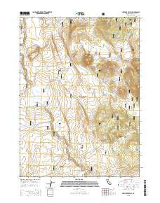 Pothole Valley California Current topographic map, 1:24000 scale, 7.5 X 7.5 Minute, Year 2015