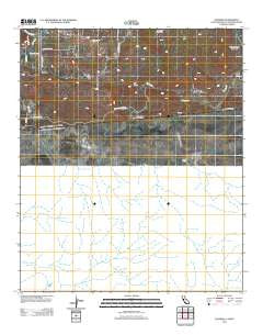 Potrero California Historical topographic map, 1:24000 scale, 7.5 X 7.5 Minute, Year 2012