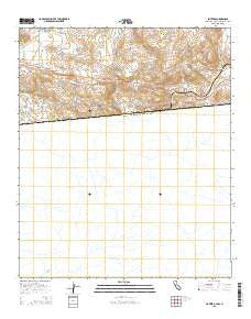 Potrero California Current topographic map, 1:24000 scale, 7.5 X 7.5 Minute, Year 2015