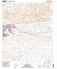 Potrero California Historical topographic map, 1:24000 scale, 7.5 X 7.5 Minute, Year 1996