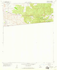 Potrero California Historical topographic map, 1:24000 scale, 7.5 X 7.5 Minute, Year 1960