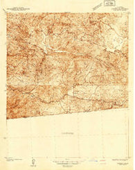 Potrero California Historical topographic map, 1:48000 scale, 15 X 15 Minute, Year 1942