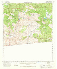 Potrero California Historical topographic map, 1:62500 scale, 15 X 15 Minute, Year 1960