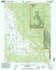 Potter Valley California Historical topographic map, 1:24000 scale, 7.5 X 7.5 Minute, Year 1996