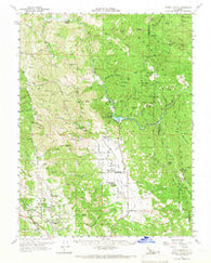 Potter Valley California Historical topographic map, 1:62500 scale, 15 X 15 Minute, Year 1960