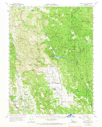 Potter Valley California Historical topographic map, 1:62500 scale, 15 X 15 Minute, Year 1960