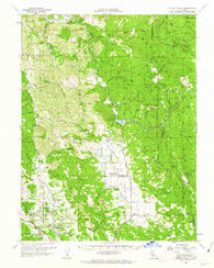 Potter Valley California Historical topographic map, 1:62500 scale, 15 X 15 Minute, Year 1960