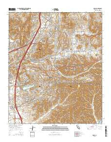 Poway California Current topographic map, 1:24000 scale, 7.5 X 7.5 Minute, Year 2015