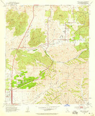 Poway Valley California Historical topographic map, 1:24000 scale, 7.5 X 7.5 Minute, Year 1952