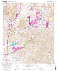 Poway California Historical topographic map, 1:24000 scale, 7.5 X 7.5 Minute, Year 1967