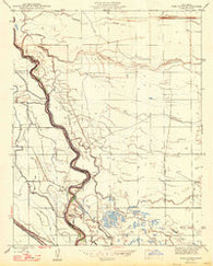 Pozo Farm California Historical topographic map, 1:24000 scale, 7.5 X 7.5 Minute, Year 1947