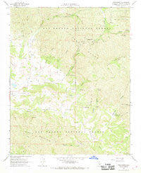Pozo Summit California Historical topographic map, 1:24000 scale, 7.5 X 7.5 Minute, Year 1967