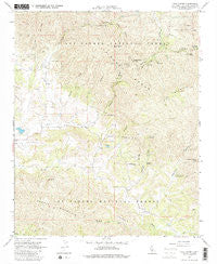 Pozo Summit California Historical topographic map, 1:24000 scale, 7.5 X 7.5 Minute, Year 1967