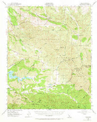 Pozo California Historical topographic map, 1:62500 scale, 15 X 15 Minute, Year 1952