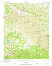 Pozo California Historical topographic map, 1:62500 scale, 15 X 15 Minute, Year 1952