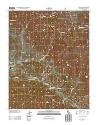 Pozo Summit California Historical topographic map, 1:24000 scale, 7.5 X 7.5 Minute, Year 2012