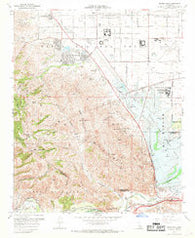 Prado Dam California Historical topographic map, 1:24000 scale, 7.5 X 7.5 Minute, Year 1967