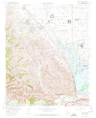 Prado Dam California Historical topographic map, 1:24000 scale, 7.5 X 7.5 Minute, Year 1967