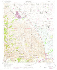 Prado Dam California Historical topographic map, 1:24000 scale, 7.5 X 7.5 Minute, Year 1967