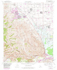 Prado Dam California Historical topographic map, 1:24000 scale, 7.5 X 7.5 Minute, Year 1967