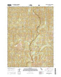 Prescott Mountain California Current topographic map, 1:24000 scale, 7.5 X 7.5 Minute, Year 2015