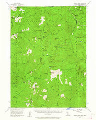 Preston Peak California Historical topographic map, 1:62500 scale, 15 X 15 Minute, Year 1956