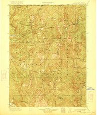 Preston Peak California Historical topographic map, 1:125000 scale, 30 X 30 Minute, Year 1922