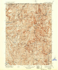 Preston Peak California Historical topographic map, 1:125000 scale, 30 X 30 Minute, Year 1922