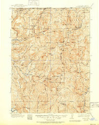 Preston Peak California Historical topographic map, 1:125000 scale, 30 X 30 Minute, Year 1922
