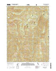 Preston Peak California Current topographic map, 1:24000 scale, 7.5 X 7.5 Minute, Year 2015