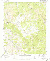 Priest Valley California Historical topographic map, 1:24000 scale, 7.5 X 7.5 Minute, Year 1969