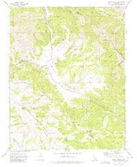 Priest Valley California Historical topographic map, 1:24000 scale, 7.5 X 7.5 Minute, Year 1969