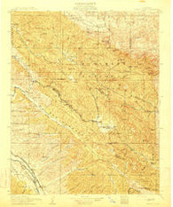Priest Valley California Historical topographic map, 1:125000 scale, 30 X 30 Minute, Year 1915