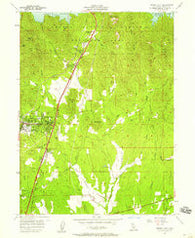 Project City California Historical topographic map, 1:24000 scale, 7.5 X 7.5 Minute, Year 1957