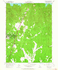 Project City California Historical topographic map, 1:24000 scale, 7.5 X 7.5 Minute, Year 1957