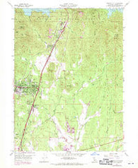 Project City California Historical topographic map, 1:24000 scale, 7.5 X 7.5 Minute, Year 1957
