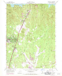 Project City California Historical topographic map, 1:24000 scale, 7.5 X 7.5 Minute, Year 1957