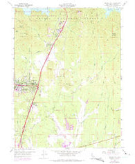 Project City California Historical topographic map, 1:24000 scale, 7.5 X 7.5 Minute, Year 1957