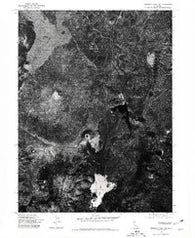 Prospect Peak SE California Historical topographic map, 1:24000 scale, 7.5 X 7.5 Minute, Year 1975