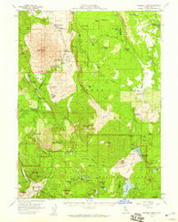 Prospect Peak California Historical topographic map, 1:62500 scale, 15 X 15 Minute, Year 1957