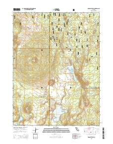 Prospect Peak California Current topographic map, 1:24000 scale, 7.5 X 7.5 Minute, Year 2015