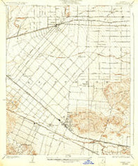 Puente California Historical topographic map, 1:24000 scale, 7.5 X 7.5 Minute, Year 1927