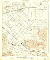 Puente California Historical topographic map, 1:24000 scale, 7.5 X 7.5 Minute, Year 1927